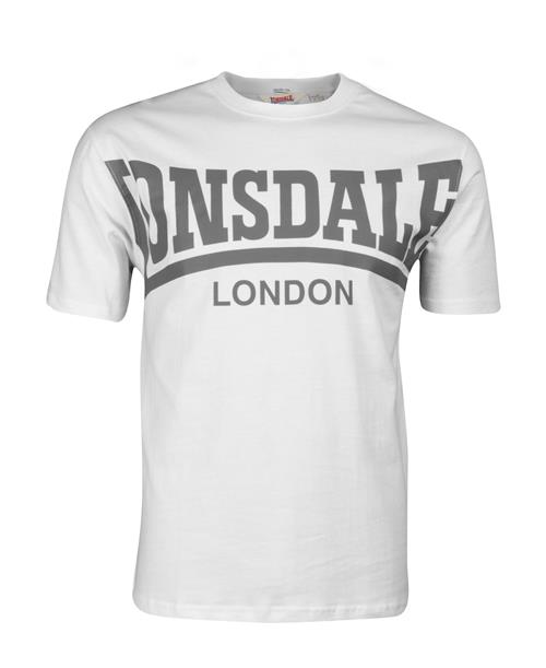 LONSDALE Bluser & t-shirts 'York'  mørkegrå / offwhite