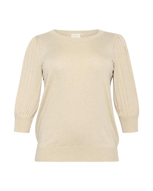 KAFFE CURVE Pullover 'Loni'  beige