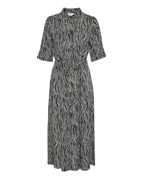 Cream Blusekjole 'Tiah'  sort / hvid