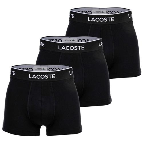 LACOSTE Boksershorts  sort / hvid