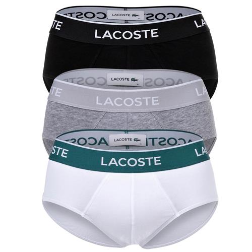 LACOSTE Slip  grå / sort / hvid