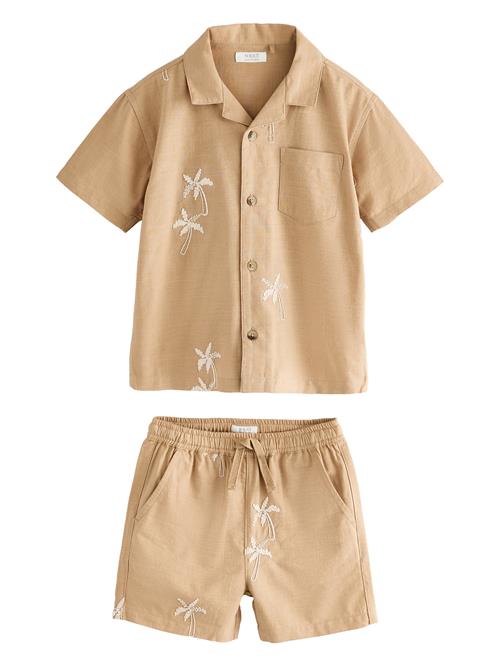 Next Sæt  brun / hvid