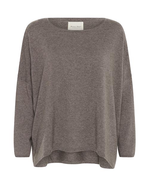 Part Two Pullover 'Tila'  brun-meleret