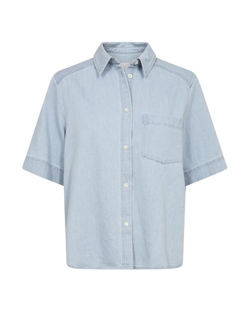 Part Two Bluse 'NiclaPW'  blue denim