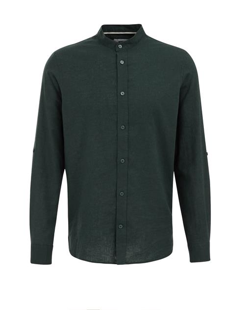 WE Fashion Skjorte  mørkegrøn