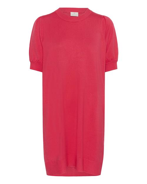 Kaffe Strikkjole 'Lizza'  neonrød