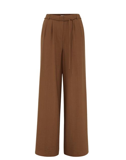 WE Fashion Bukser  brun / rustbrun