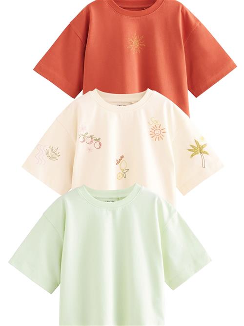 Next Bluser & t-shirts  beige / mint / orangerød