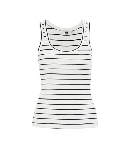 WE Fashion Overdel  navy / hvid