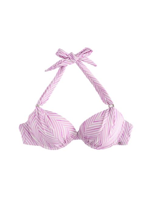 Next Bikinioverdel  lyselilla / hvid