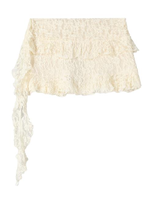 Se Bershka Nederdel  creme hos About You