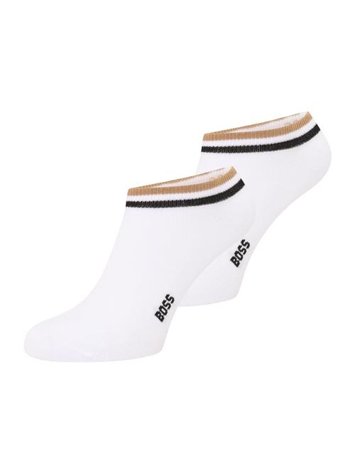 BOSS Sokker  lysebrun / sort / hvid