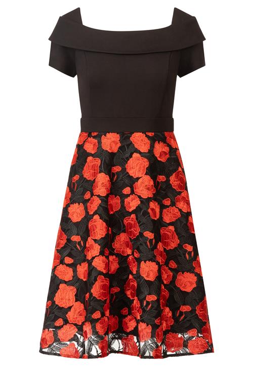 Kraimod Coctailkjole  rød / sort