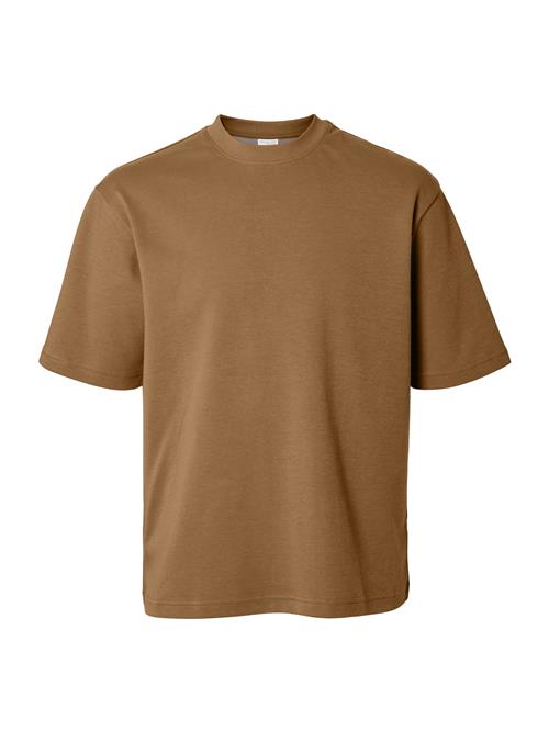 SELECTED Bluser & t-shirts 'SLHOSCAR'  brun