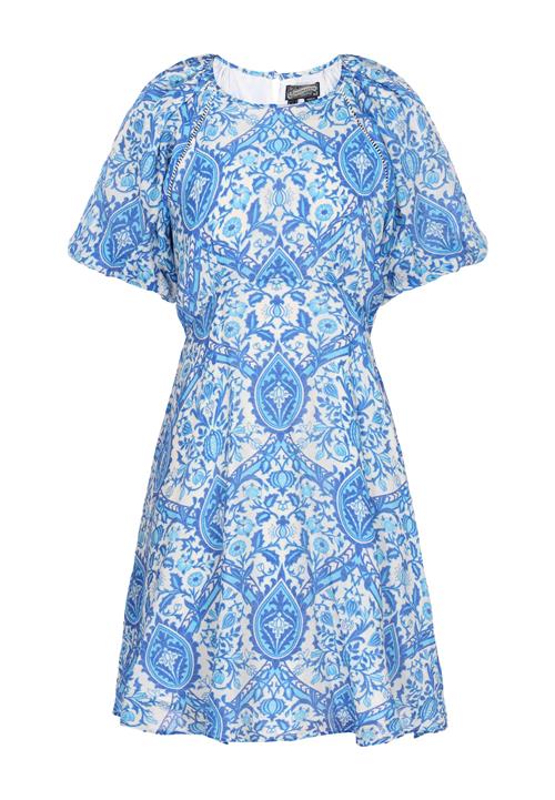 DreiMaster Vintage Kjole  blå / lyseblå / hvid