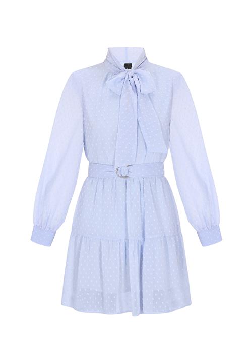 DreiMaster Klassik Blusekjole  lyseblå