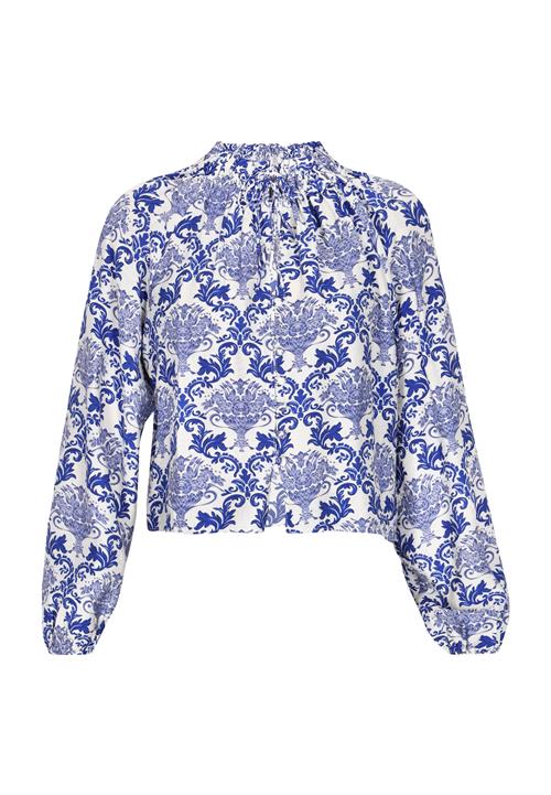 DreiMaster Vintage Bluse 'Vintage'  blå / mørkeblå / hvid