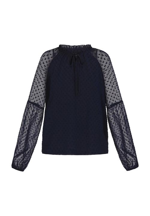 DreiMaster Klassik Bluse 'Classic Look'  navy