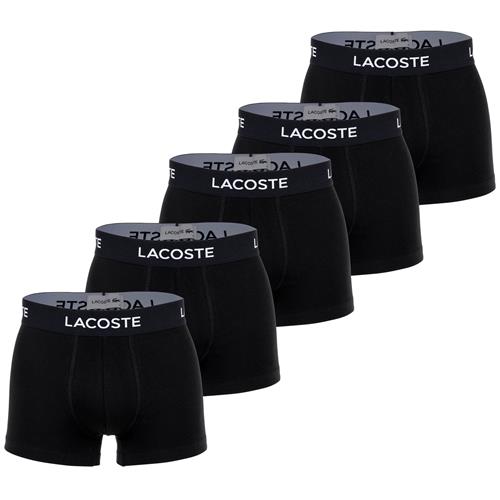 LACOSTE Boksershorts  sort / hvid