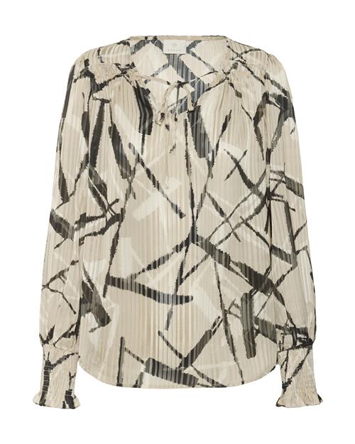 Kaffe Bluse 'KAArchy'  chamois / brokade / mørkebrun / mudderfarvet