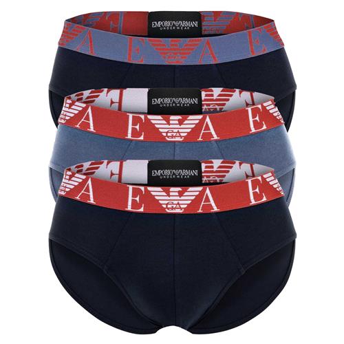 Emporio Armani Slip  blå / rød / hvid