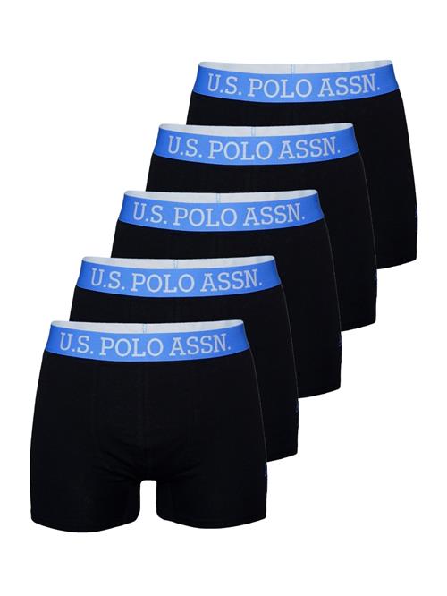 U.S. POLO ASSN. Boksershorts  blå / sort-meleret