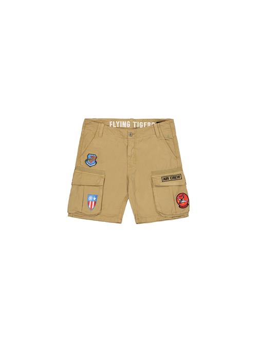 ALPHA INDUSTRIES Cargobukser 'Flying Tigers'  beige / blå / rød / hvid