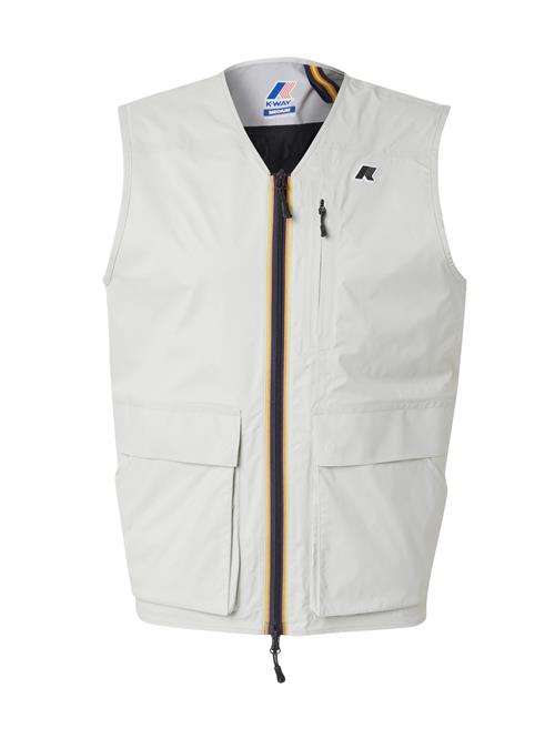 K-Way Vest 'GORGES'  lysebeige / lemon / orange / sort