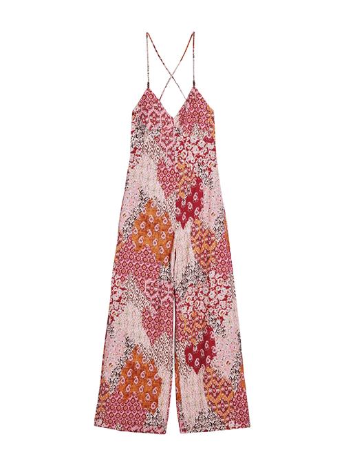 Desigual Jumpsuit  orange / rød / lys rød / sort