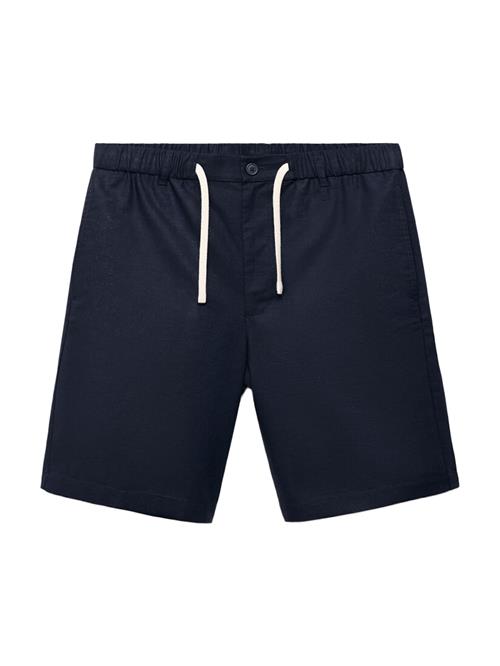 MANGO MAN Lærredsbukser 'CABRERA'  marin