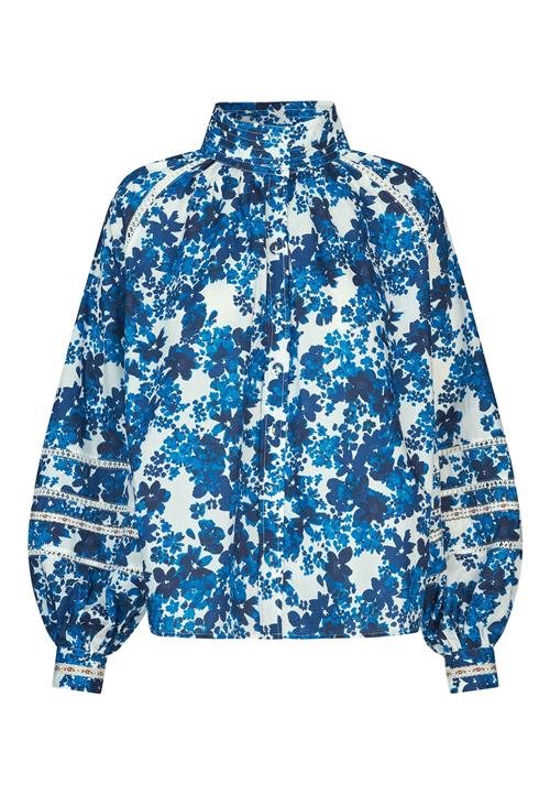 Dea Kudibal Bluse 'Nitadea'  blå / blandingsfarvet