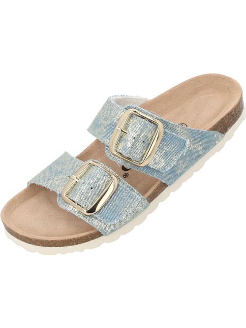 Palado Pantoletter 'Samos'  blue denim