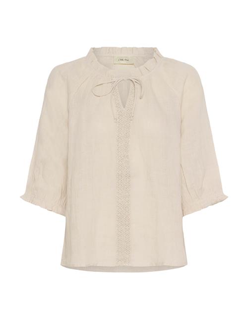 Cream Bluse  lysebeige