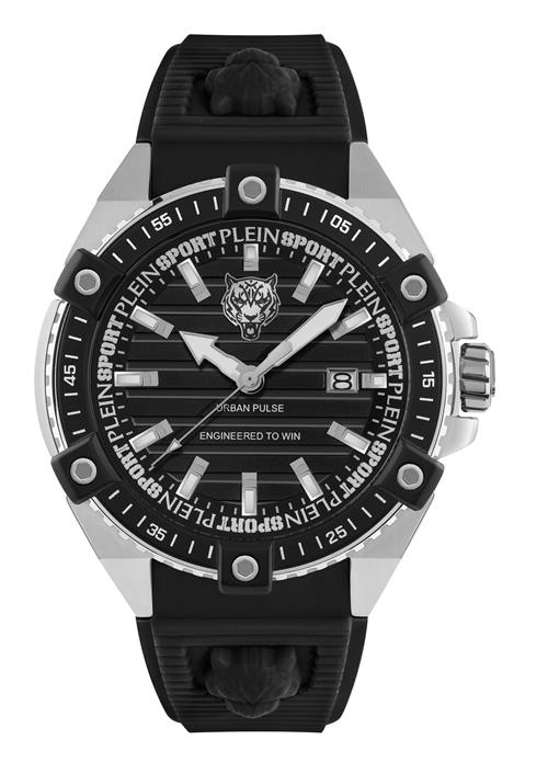 Plein Sport Analogt ur  sort / sølv