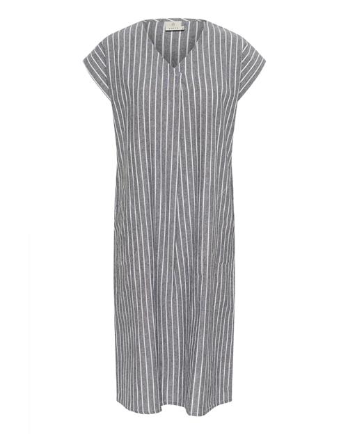 Kaffe Kjole 'Malena'  grå / hvid