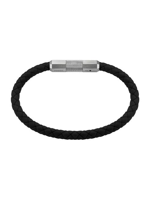 FOSSIL Armbånd  sort / sølv