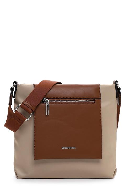 Emily & Noah Skuldertaske 'Elaura'  brun / lysebrun