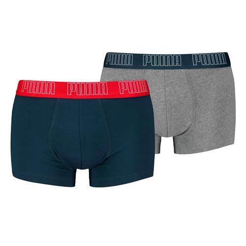 PUMA Boksershorts  blå / grå / blodrød