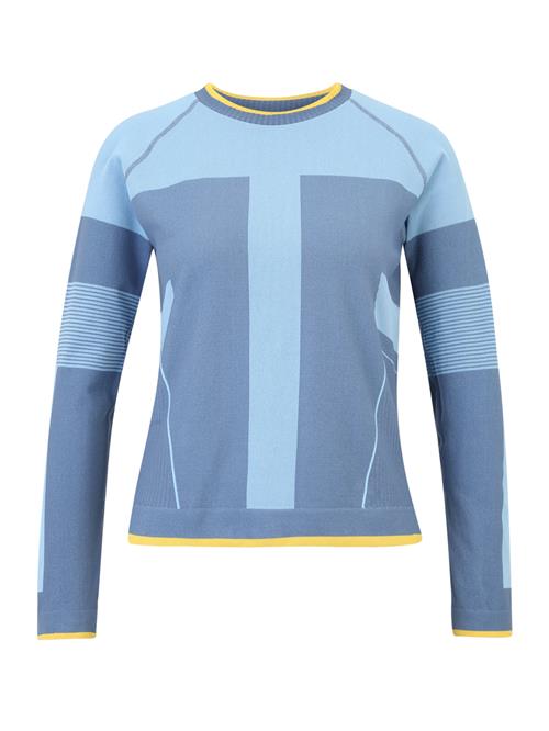 Hummel Funktionsbluse  opal / dueblå / mørkegul