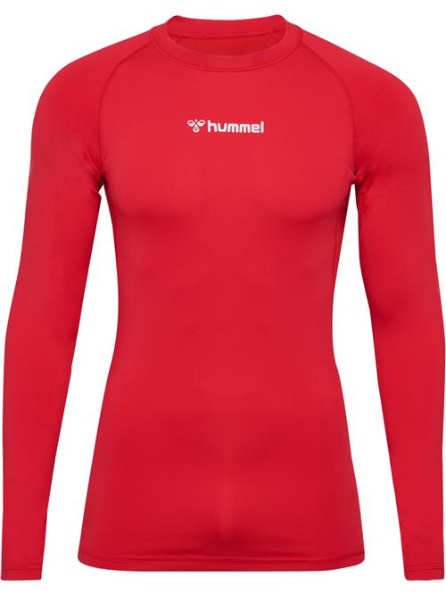 Hummel Funktionsskjorte  cranberry / hvid