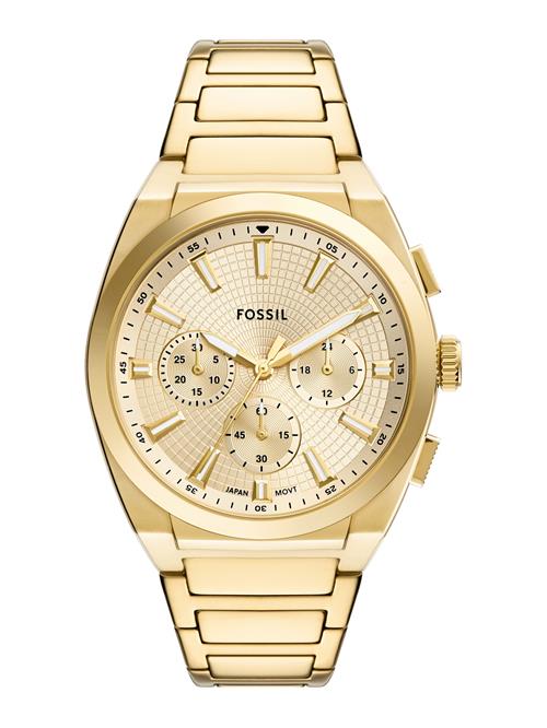 FOSSIL Analogt ur 'Everett'  guld / sort