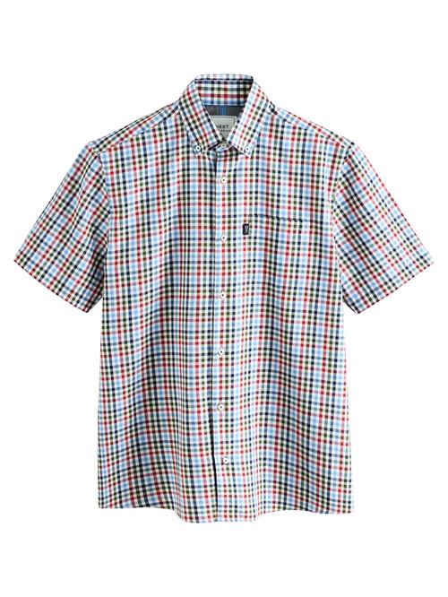 Next Skjorte  navy / lyseblå / orange / offwhite