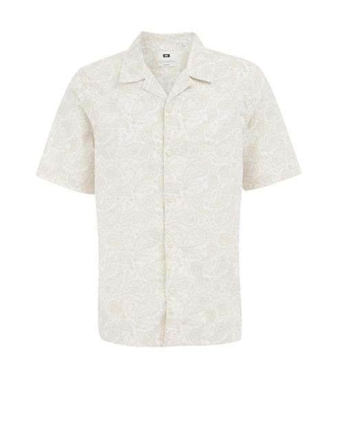 WE Fashion Skjorte  beige / lysebeige