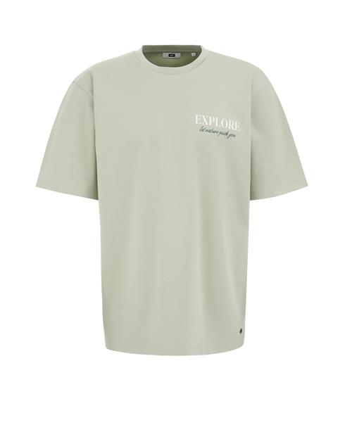 WE Fashion Bluser & t-shirts  mint / sort / hvid