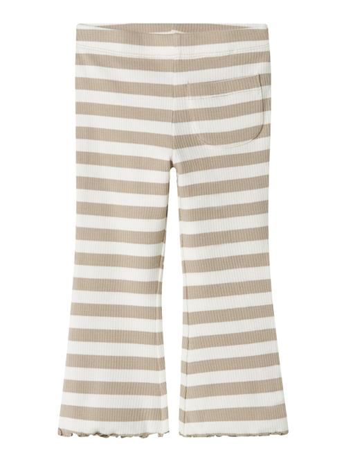 NAME IT Bukser 'NMFTaia'  beige / hvid