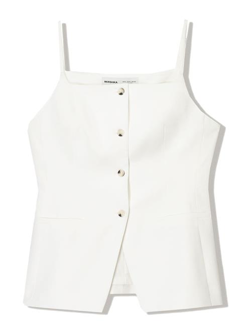 Bershka Jakkesætsvest  ecru