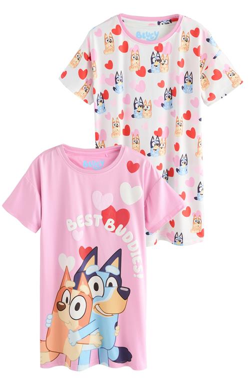 Next Natskjorte  beige / navy / lyserød / hvid