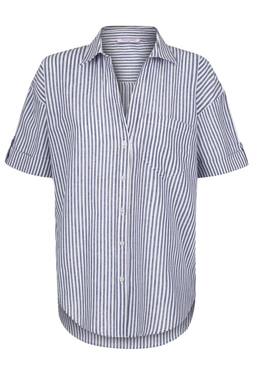 Felix Hardy Bluse  navy / hvid