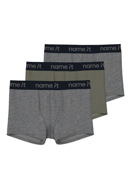 NAME IT Underbukser  grå-meleret / khaki / sort