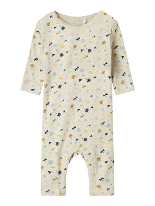 NAME IT Overall 'NBFKORAL'  mørkebeige / navy / dueblå / citron